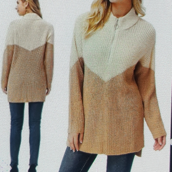 Grace Karin Sweaters - Grace Karin Color Block Pullover Sweater NEW